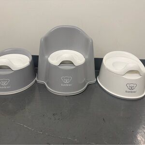 BabyBjörn Potty Training Set in Gray and White